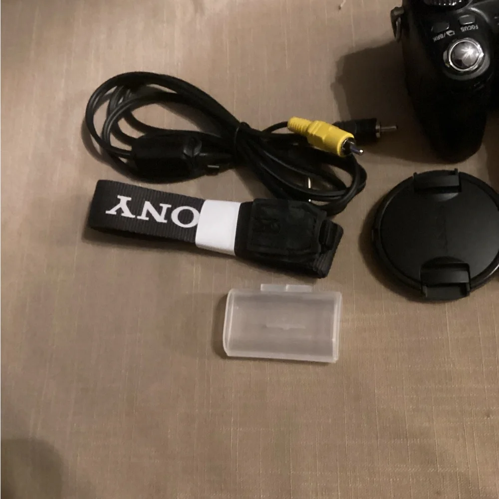Sony Cyber-shot DSC-H5 Digital Camera - Black and Silver